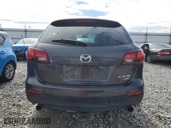 2013 Mazda CX-9 Touring with VIN JM3TB3CV8D0406069, listed as a Copart auction lot 48305334 with 174,414 mi miles and Salvage Title. Bid and sale history available at carsss.com. Image 6.
