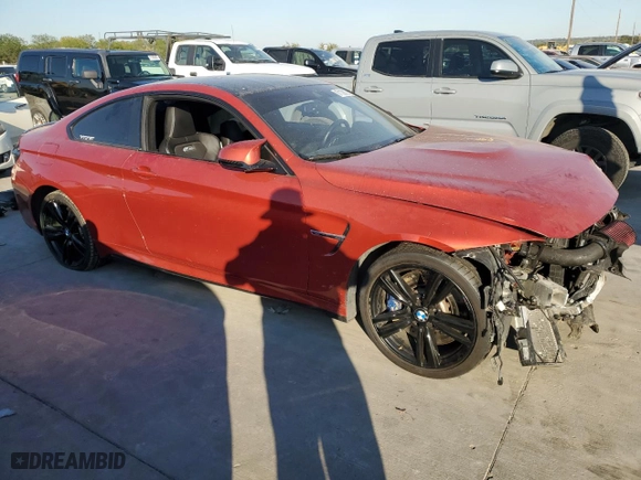 2016 BMW M4 with VIN WBS3R9C50GK335670, listed as a Copart auction lot 67106072 with 0 mi miles. Bid and sale history available at carsss.com. Image 4.