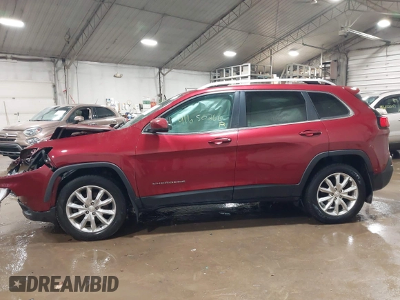 2017 Jeep Cherokee Limited z VIN 1C4PJMDB8HW625950, wystawiony jako IAAI lot #41650266 z przebiegiem 85 928 mil mil oraz . Historia ofert i sprzedaży dostępna na DreamBid. Obrazek 14.