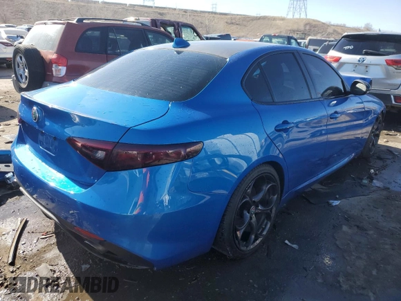 2017 Alfa Romeo Giulia Ti with VIN ZARFAEEN1H7559624, listed as a Copart auction lot 46426893 with 62,109 mi miles. Bid and sale history available at carsss.com. Image 3.
