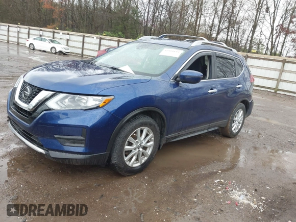 2019 Nissan Rogue SV with VIN 5N1AT2MT7KC829981, listed as a IAAI auction lot 41909889 with 57,794 mi miles and . Bid and sale history available at DreamBid. Image 17.