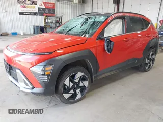 2025 Hyundai Kona Limited with VIN KM8HECA30SU187116, listed as a IAAI auction lot 42447030 with 2,805 mi miles and . Bid and sale history available at DreamBid. Image 2.