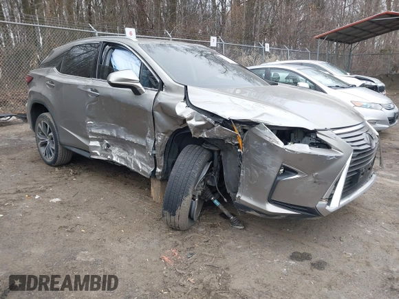 2019 Lexus RX with VIN 2T2BZMCA0KC184967, listed as a IAAI auction lot 41614592 with 35,860 mi miles. Bid and sale history available at carsss.com. Image 1.