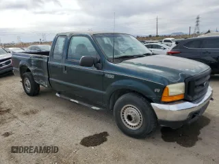 2001 Ford Super Duty F-250 XL with VIN 1FTNX20L51EB89479, listed as a Copart auction lot 44643285 with 219,690 mi miles and Salvage Title. Bid and sale history available at carsss.com. Image 4.