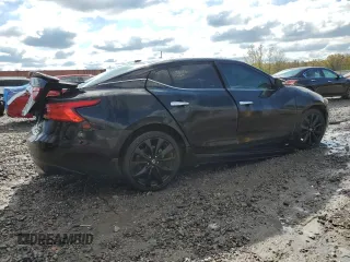 2017 Nissan Maxima S with VIN 1N4AA6AP3HC415894, listed as a Copart auction lot 79550064 with 75,170 mi miles and Salvage Title. Bid and sale history available at DreamBid. Image 3.