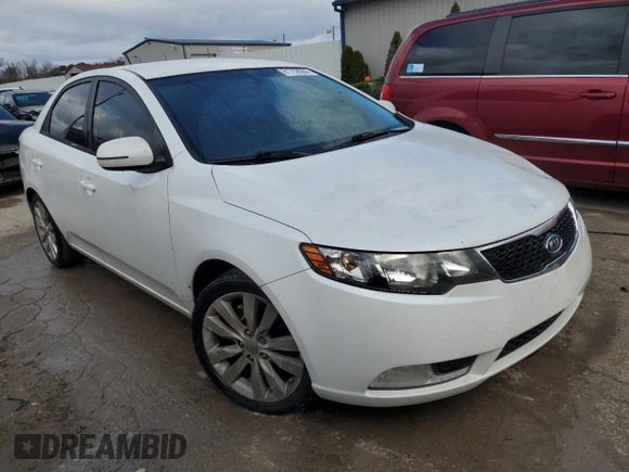 2013 Kia Forte SX with VIN KNAFW4A32D5737361, listed as a Copart auction lot 81759564 with 114,028 mi miles and Salvage Title. Bid and sale history available at carsss.com. Image 4.