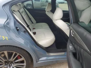 2021 Infiniti Q50 Red Sport 400 with VIN JN1FV7DPXMM850473, listed as a Copart auction lot 67663204 with 63,692 mi miles and Salvage Title. Bid and sale history available at DreamBid. Image 10.