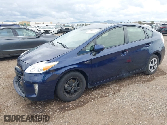 2013 Toyota Prius One with VIN JTDKN3DU4D1724816, listed as a IAAI auction lot 42052277 with 68,755 mi miles and . Bid and sale history available at DreamBid. Image 17.