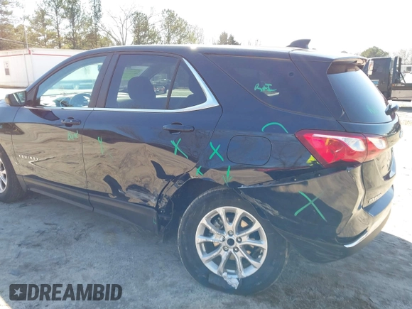2021 Chevrolet Equinox LT with VIN 3GNAXKEV8MS112020, listed as a IAAI auction lot 41595341 with 16,161 mi miles. Bid and sale history available at carsss.com. Image 6.