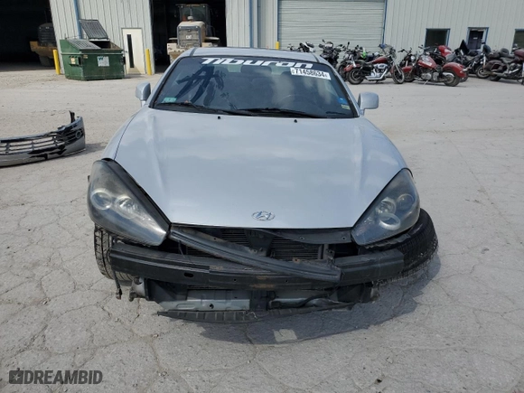 2008 Hyundai Tiburon GT with VIN KMHHN66F18U272205, listed as a Copart auction lot 71458634 with 114,960 mi miles and Salvage Title. Bid and sale history available at carsss.com. Image 5.