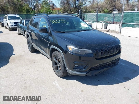 2019 Jeep Cherokee Latitude Plus with VIN 1C4PJMLB3KD321381, listed as a IAAI auction lot 42074933 with 181,575 mi miles and . Bid and sale history available at DreamBid. Image 1.