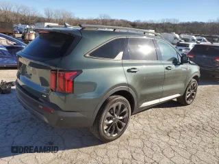 2023 Kia Sorento X-Line EX with VIN 5XYRHDLF2PG201149, listed as a Copart auction lot 83490124 with 8,465 mi miles and Salvage Title. Bid and sale history available at carsss.com. Image 3.