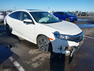 2018 Honda Civic Sedan EX-T with VIN JHMFC1F36JX015084, listed as a IAAI auction lot 41511439 with 125,204 mi miles. Bid and sale history available at carsss.com. Image 1.