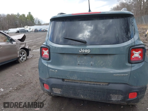 2017 Jeep Renegade Sport with VIN ZACCJBAB1HPE77029, listed as a IAAI auction lot 41894878 with 145,328 mi miles and . Bid and sale history available at DreamBid. Image 16.