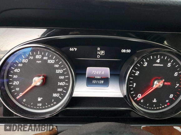2018 Mercedes-Benz E with VIN WDDZF4KB5JA387867, listed as a Copart auction lot 50929855 with 101,128 mi miles and Salvage Title. Bid and sale history available at carsss.com. Image 9.