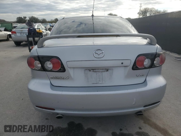 2007 Mazda 6 S Sport VE with VIN 1YVHP80D075M16766, listed as a Copart auction lot 42512665 with 213,967 mi miles and Salvage Title. Bid and sale history available at DreamBid. Image 6.