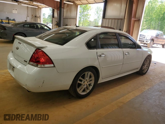 2012 Chevrolet Impala LTZ with VIN 2G1WC5E3XC1102909, listed as a Copart auction lot 52786605 with 185,134 mi miles and Salvage Title. Bid and sale history available at DreamBid. Image 3.