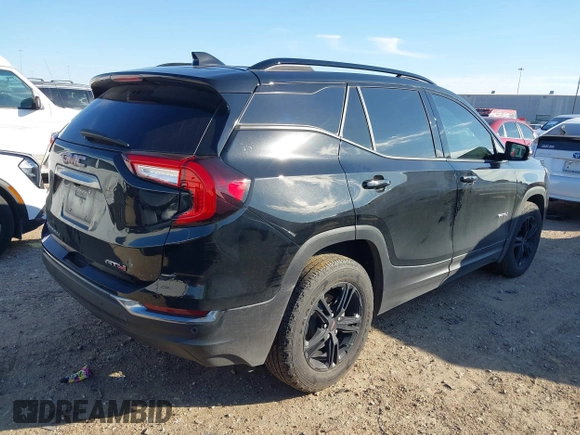 2022 GMC Terrain AT4 with VIN 3GKALYEV5NL291138, listed as a IAAI auction lot 41034515 with 60,289 mi miles. Bid and sale history available at carsss.com. Image 4.