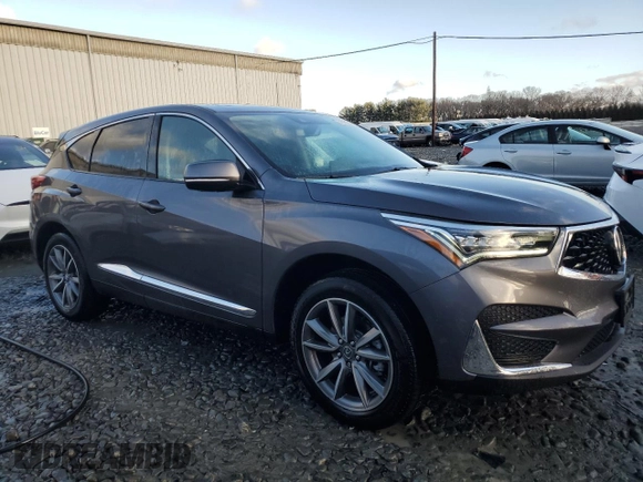 2021 Acura RDX w/Technology Package with VIN 5J8TC2H5XML002523, listed as a Copart auction lot 38332294 with 9,248 mi miles. Bid and sale history available at carsss.com. Image 4.