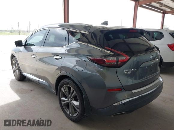 2019 Nissan Murano S with VIN 5N1AZ2MJ2KN123499, listed as a IAAI auction lot 41915232 with 55,772 mi miles and . Bid and sale history available at DreamBid. Image 3.