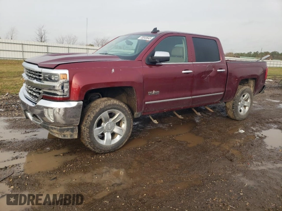 2017 Chevrolet Silverado 1500 LTZ with VIN 3GCPCSEC7HG294959, listed as a Copart auction lot 45049545 with 198,686 mi miles and Salvage Title. Bid and sale history available at DreamBid. Image 1.