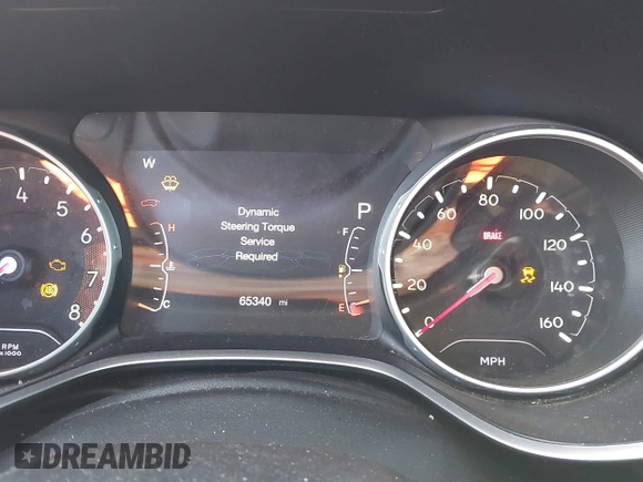 2018 Jeep Compass Latitude with VIN 3C4NJDBB0JT316396, listed as a IAAI auction lot 41482668 with 65,340 mi miles and . Bid and sale history available at DreamBid. Image 7.