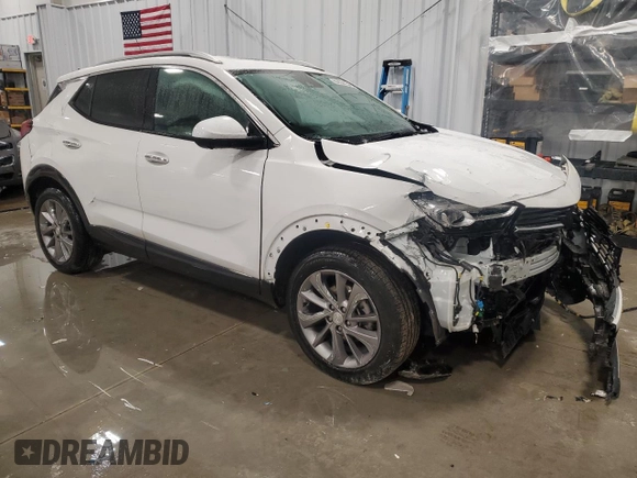 2022 Buick Encore GX Essence с VIN KL4MMGSL0NB124264, выставлен на аукционе Copart как лот 86538234 с пробегом 24 444 миль миль и Списание • Salvage title. История ставок и продаж доступна на DreamBid. Изображение 4.