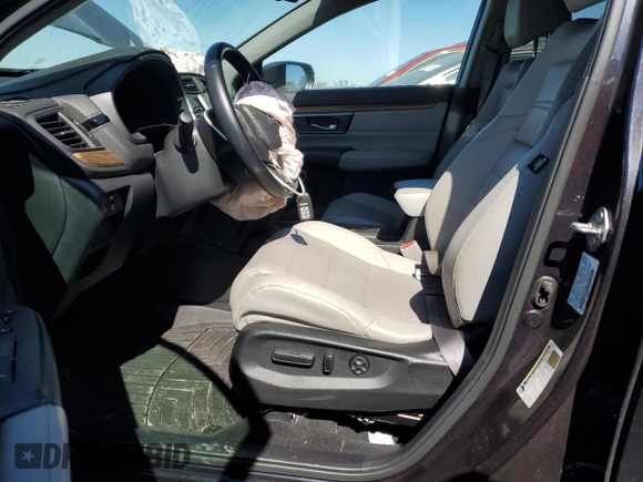 2018 Honda CR-V Touring with VIN 7FARW2H90JE043944, listed as a Copart auction lot 49346705 with 56,259 mi miles and Salvage Title. Bid and sale history available at carsss.com. Image 7.