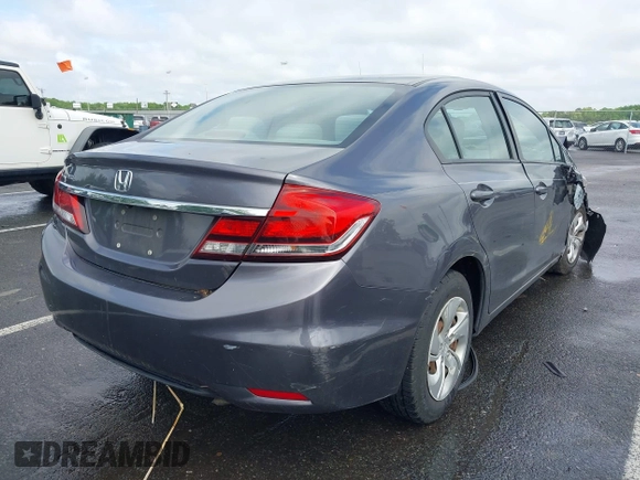 2015 Honda Civic LX with VIN 19XFB2F55FE268061, listed as a IAAI auction lot 42267729 with 122,083 mi miles and . Bid and sale history available at DreamBid. Image 4.