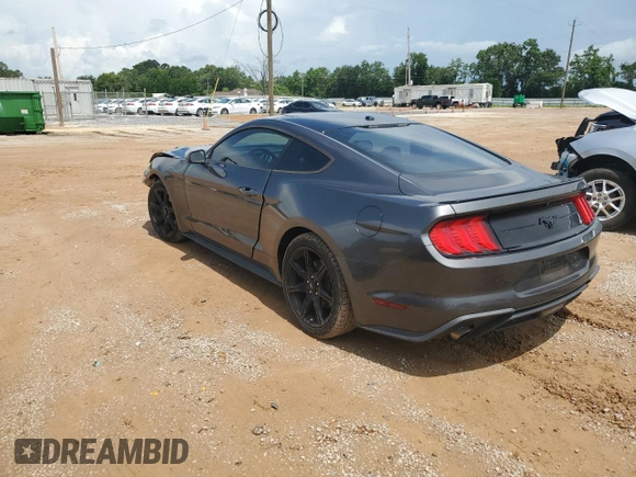 2019 Ford Mustang EcoBoost with VIN 1FA6P8THXK5105677, listed as a Copart auction lot 60927105 with 57,344 mi miles and Salvage title. Bid and sale history available at DreamBid. Image 2.