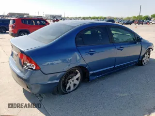 2011 Honda Civic LX with VIN 19XFA1F55BE039256, listed as a Copart auction lot 52172775 with 138,188 mi miles and Salvage Title. Bid and sale history available at DreamBid. Image 3.