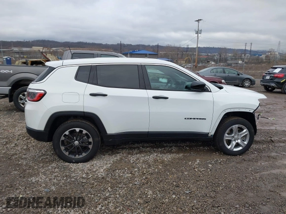 2023 Jeep Compass Sport with VIN 3C4NJDAN0PT516635, listed as a IAAI auction lot 41492162 with 19,315 mi miles and . Bid and sale history available at DreamBid. Image 14.