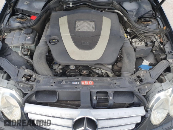 2008 Mercedes-Benz CLK-Class 3.5L with VIN WDBTK56F48F256262, listed as a Copart auction lot 74918114 with 0 mi miles and Salvage Title. Bid and sale history available at carsss.com. Image 11.