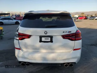 2020 BMW X3 M Competition with VIN 5YMTS0C01LLT10073, listed as a Copart auction lot 42862805 with 0 mi miles and Salvage Title. Bid and sale history available at carsss.com. Image 6.
