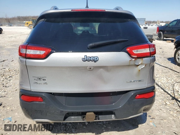 2015 Jeep Cherokee Limited with VIN 1C4PJMDSXFW765544, listed as a Copart auction lot 52384255 with 118,214 mi miles and Clean Title. Bid and sale history available at carsss.com. Image 6.