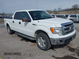 2013 Ford F-150 XL with VIN 1FTFW1EF0DKE89439, listed as a IAAI auction lot 41895497 with 131,567 mi miles. Bid and sale history available at carsss.com. Image 1.