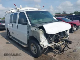 2018 Chevrolet Express Cargo with VIN 1GCWGAFG2J1908512, listed as a IAAI auction lot 42376707 with 148,081 mi miles and . Bid and sale history available at DreamBid. Image 1.