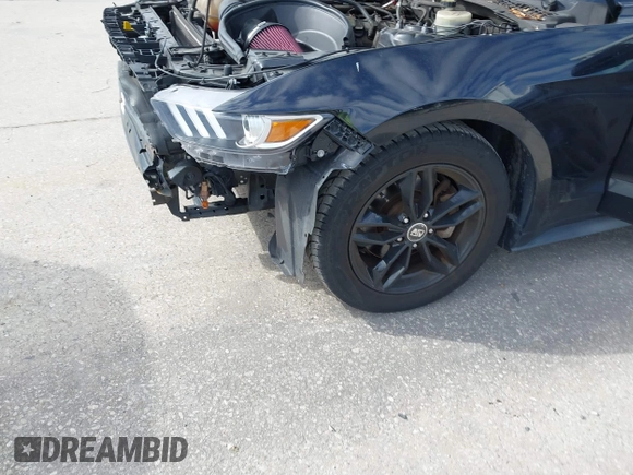 2016 Ford Mustang V6 with VIN 1FA6P8AMXG5265632, listed as a IAAI auction lot 41092678 with 109,705 mi miles and . Bid and sale history available at carsss.com. Image 6.