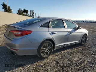 2017 Hyundai Sonata 2.4L with VIN 5NPE24AF7HH520821, listed as a Copart auction lot 43833435 with 107,450 mi miles and Salvage Title. Bid and sale history available at carsss.com. Image 3.