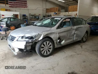 2015 Honda Accord EX-L z VIN 1HGCR2F87FA019340, wystawiony jako Copart lot #59197135 z przebiegiem Nie podano mil oraz Szkoda całkowita • Salvage title. Historia ofert i sprzedaży dostępna na DreamBid. Obrazek 1.
