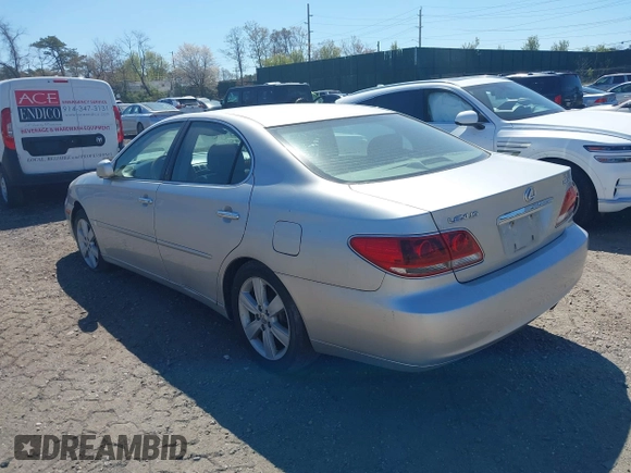 2005 Lexus ES 350 with VIN JTHBA30G355103751, listed as a IAAI auction lot 39299971 with 154,524 mi miles and . Bid and sale history available at DreamBid. Image 3.
