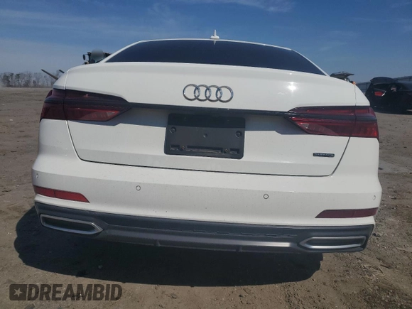 2019 Audi A6 Prestige with VIN WAUM2AF24KN066922, listed as a Copart auction lot 48401975 with 45,980 mi miles and Salvage title. Bid and sale history available at DreamBid. Image 6.