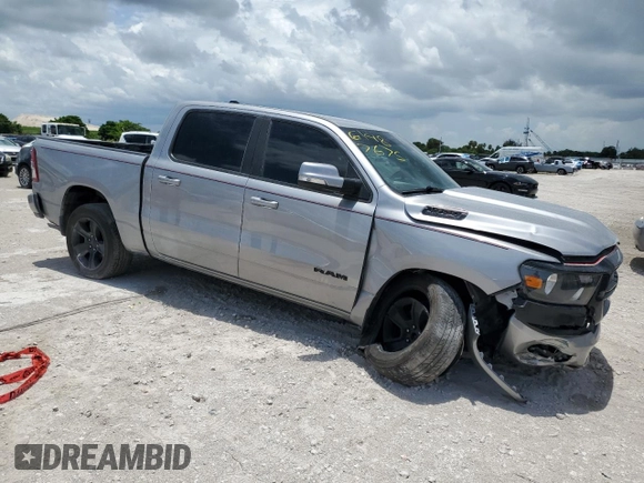 2020 Ram 1500 Big Horn with VIN 1C6SRFFT7LN334558, listed as a Copart auction lot 61487675 with 66,572 mi miles and Salvage title. Bid and sale history available at DreamBid. Image 4.