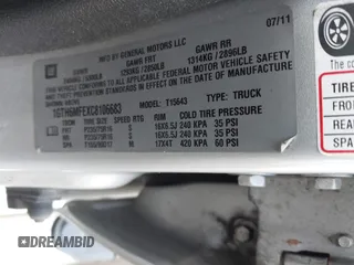 2012 GMC Canyon SLE1 with VIN 1GTH6MFEXC8106683, listed as a IAAI auction lot 41673272 with 90,337 mi miles. Bid and sale history available at carsss.com. Image 9.