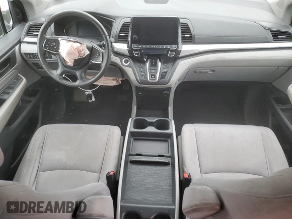 2021 Honda Odyssey EX z VIN 5FNRL6H5XMB011886, wystawiony jako Copart lot #52712135 z przebiegiem Nie podano mil oraz Szkoda całkowita • Salvage title. Historia ofert i sprzedaży dostępna na DreamBid. Obrazek 8.