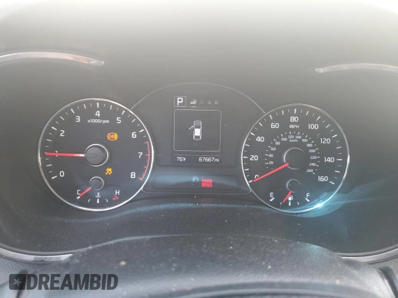 2018 Kia Forte LX with VIN 3KPFL4A75JE210980, listed as a Copart auction lot 53619035 with 67,667 mi miles and Salvage Title. Bid and sale history available at carsss.com. Image 9.