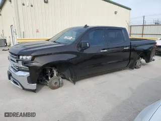 2019 Chevrolet Silverado 1500 LTZ with VIN 1GCPWEEDXKZ209962, listed as a Copart auction lot 47596025 with 0 mi miles and Salvage Title. Bid and sale history available at carsss.com. Image 1.