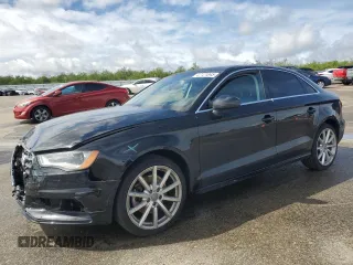 2015 Audi A3 1.8T Premium Plus with VIN WAUCCGFF9F1006484, listed as a Copart auction lot 47121045 with 52,734 mi miles and Salvage Title. Bid and sale history available at carsss.com. Image 1.