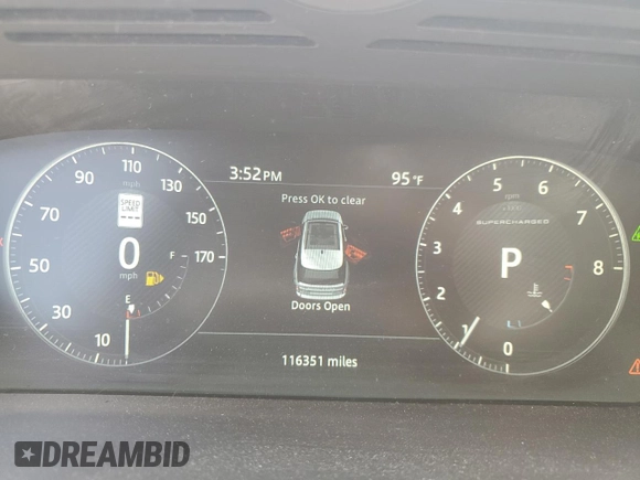 2017 Land Rover Range Rover с VIN SALGS2FE9HA356422, выставлен на аукционе Copart как лот 55553765 с пробегом 116 351 миль миль и Списание • Salvage title. История ставок и продаж доступна на DreamBid. Изображение 9.