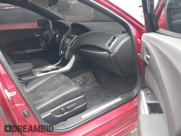 2020 Acura TLX Advance with VIN 19UUB3F80LY000159, listed as a IAAI auction lot 41677292 with 17,113 mi miles and . Bid and sale history available at DreamBid. Image 5.